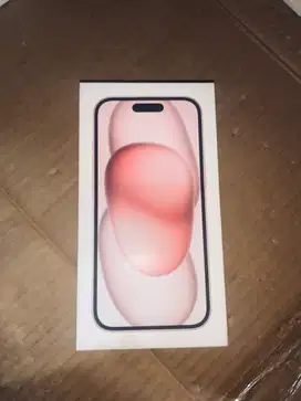 iPhone 15 pink 128gb new resmi indonesia