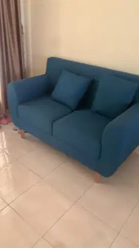 Jual cepat Sofa Biru kondisi 90 % bagus