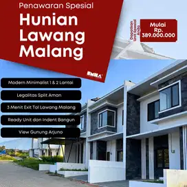 Rumah 1 dan 2 Lantai Ready Unit & siap Bangun Dekat RSUD Lawang Malang