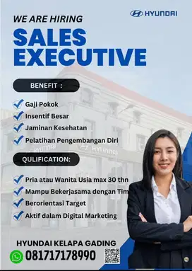 Walk in Interview Marketing Hyundai Kelapa Gading