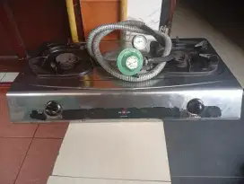 Kompor gas Elektrolux + regulator+selang