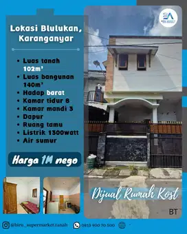 Rumah Kost Blulukan Karanganyar