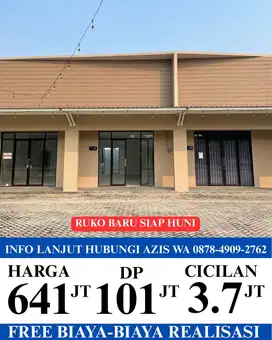 Ruko baru siap huni lokasi java residence cluster 2 krian sidoarjo