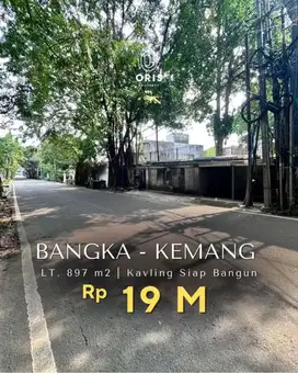 Bangka Kemang Kavling Siap Bangun Dekat Bangka Raya Untuk Usaha