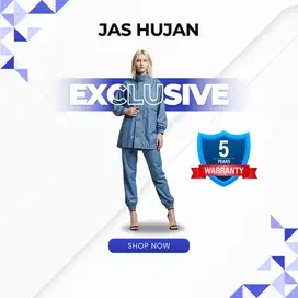 Jas Hujan Eksklusif Jaminan Awet Lebih dari 5 Tahun!