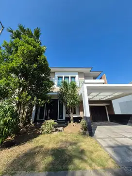 RUMAH FULL FURNISHED 2,5 LANTAI CLUSTER DEPAN PAKUWON CITY MINIMALIS