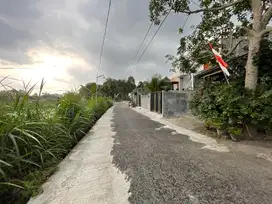 250 m2;Tanah Perkampungan View Sawah; Cocok Pensiun Dekat UII K