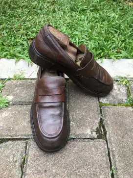 Sepatu Second Original Kulit Slip On Nine & Co