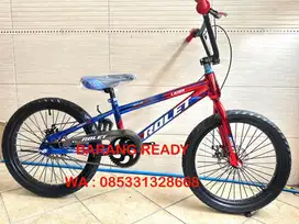 SEPEDA BMX 20 CHROME REM CAKRAM LIMITED EDITION
