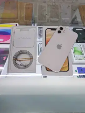 Second Apple IPhone 12 128GB White Ex IBOX Mulus Like New Fullset Nego