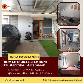 Termurah lt122 rumah siap huni Ciskul Arcamanik 699juta nego