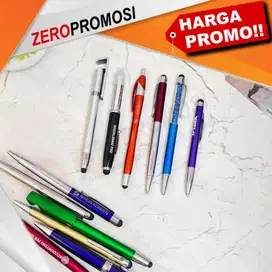 Pulpen Promosi Stylus Metal & Plastik – Cetak Logo Custom