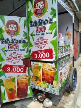 JUAL GEROBAK TEH SOLO