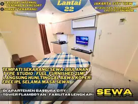 Booking Sekarang! Sewa Studio Furnished Design Menarik Di Bassura City