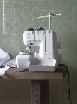Mesin obras 4 benang merk riccar dan mesin jahit portable butterfly