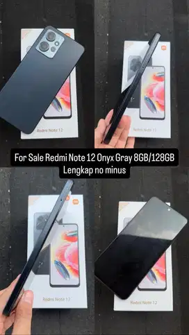 Redmi note 12 onyx gray 8GB/128GB