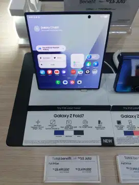 Samsung Galaxy Z Fold7 – Bonus Proteksi Layar 2 Tahun + Cashback!