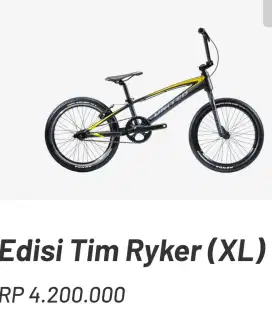Sepeda Edisi Tim Ryker (XL) Di Jual Cepat