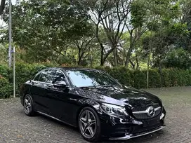 Low Odo!! Mercedes Benz C300 AMG Line W205 Facelift tahun 2019