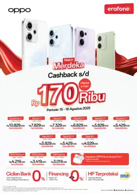 Promo kredit HP bulan Agustus