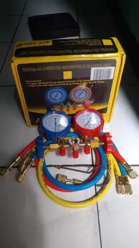Manifold ac gauge double full set new