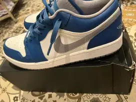 Sneakers air jordan 1 low cement true blue men original