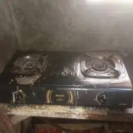 jual kompor Rinai - 2 tungku bekas baik