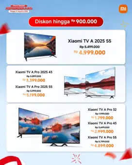 XIAOMI GTV 43 FHD 3.099K -&gt; 2.999K