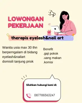 Therapis Eyelash dan Nail art