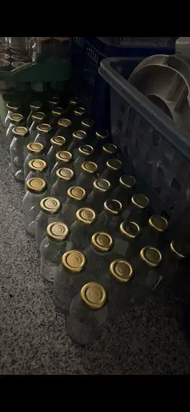 Botol gelas kaca 250ml bekas