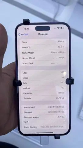 Iphone 16Plus 128gb