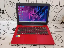 LAPTOO ASUS X455LAB RED FERRARI GANTENG SPEK MANTAP