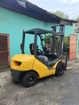 Forklift Komatsu 2,5 Ton,Tiang 4 Meter,Matic,Mesin Yanmar,Tahun 2019