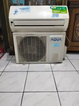 ac split 1/2 pk aqua dingin, bagus orisinil