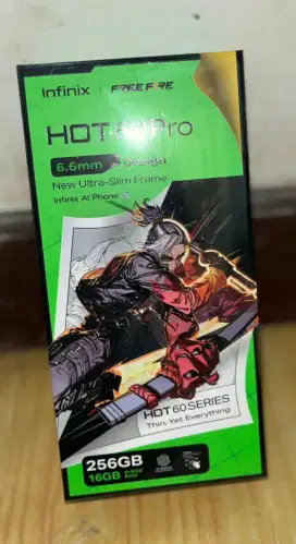 Infinix hot 60 Pro 8+8/256Gb, Baru Segel, garansi resmi.
