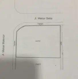 DIJUAL TANAH KAVLING JL MEKAR MAKMUR, MEKARWANGI (MOH TOHA) BANDUNG ^M