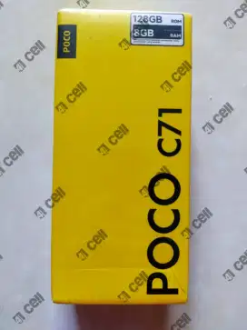 Poco C71 ram 4/128 100% baru Termurah