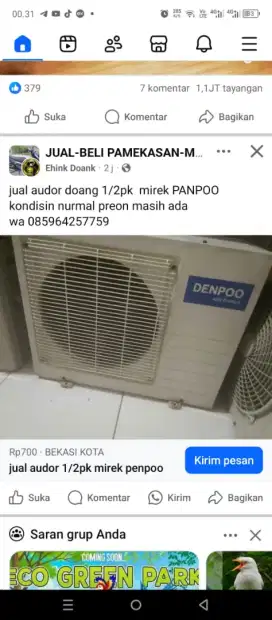 menerima ac bekas