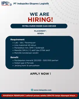 MITRA KURIR AREA SENEN JAKARTA PUSAT