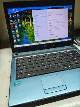Di Jual laptop acer intel i5