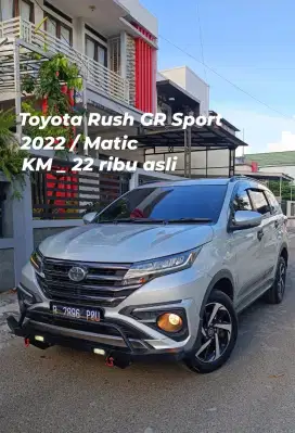 Toyota Rush GR Sport. Km_22 ribu asli