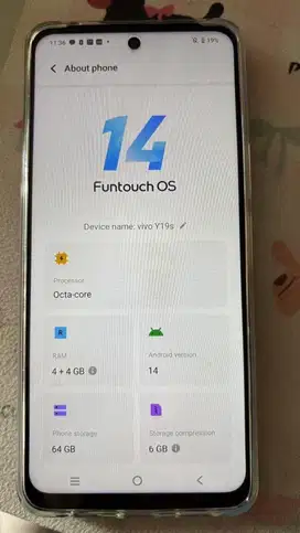 vivo Y19s 4+4GB 64GB