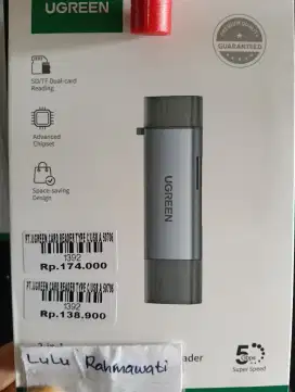 PT.UGREEN CARD READER TYPE C USB A