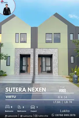 Brand New Cluster Sutera Nexen 3 Kamar Tidur, Smarthome System