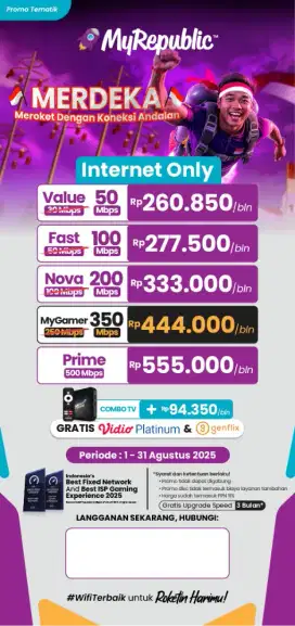 Wifi My Republic Ngebut Sby & Sda