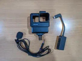 Adaptor mic original GoPro + case ulanzi GoPro Hero 5/6/7