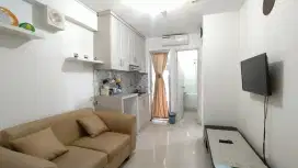 DIJUAL BU 2BR FURNISH LANTAI RENDAH APART BASSURA CITY