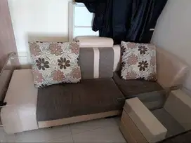 Sofa 6 Seater + Meja kaca