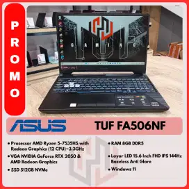 ASUS TUF GAMING FA506NF MASIH GARANSI RESMI