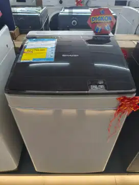 Mesin Cuci Top Load Sharp 8 KG Cicilan Tanpa DP Gratis 2x Cicilan